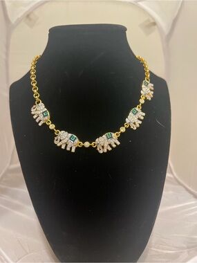 Vintage Edgar Berebi Elephant necklace Women Jewelry
